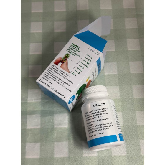 CRELIZE Health Food Supplement – Daily Wellness Formula with Carefully Selected Ingredients, Convenient Nutritional Support Capsules
